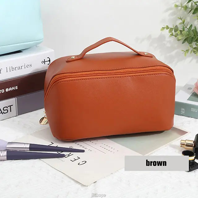 Leather Make Up Bag